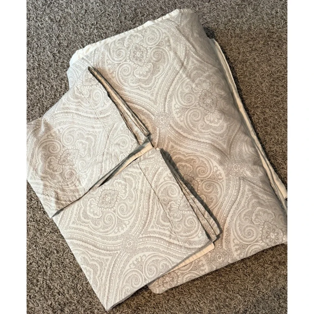 Fieldcrest King Duvet Cover & Shams 102
